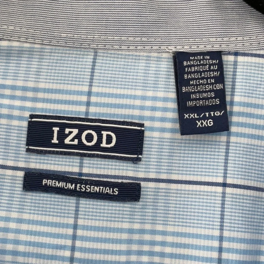 Izod Men’s Long Sleeve Button Down Shirt - Size XXL - Picture 3 of 4